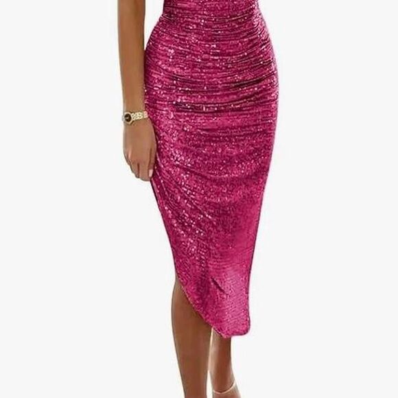 Sparkly Pink Dress - Picture 2 of 3